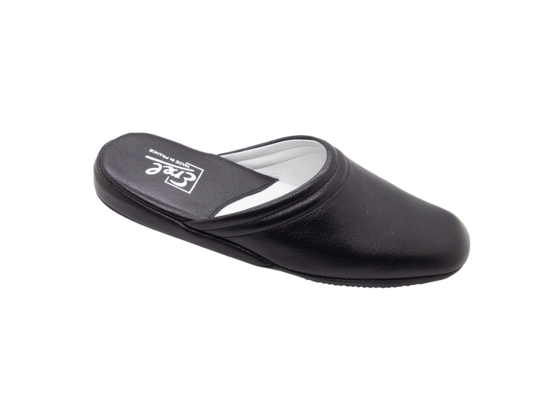 Pantoufles Hommes En Simili Cuir Marron - Confort Antidérapant - Tailles UE 40 à 48 - Marque Clogers