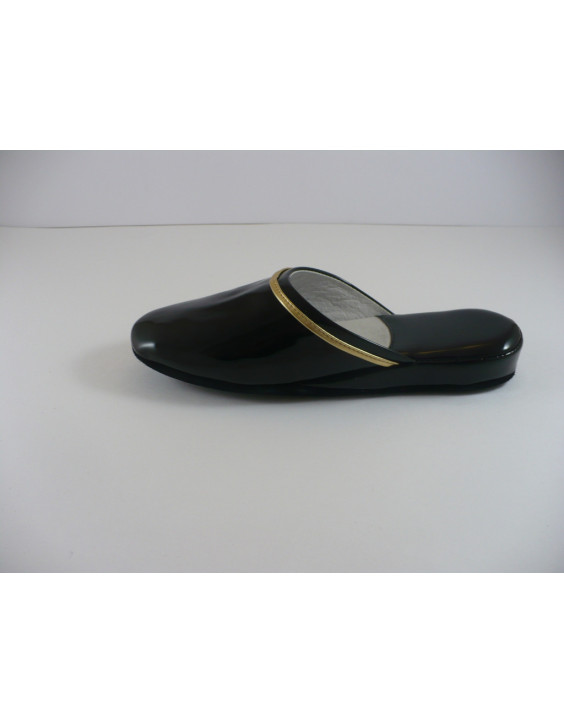 Pantoufles Cuir Fait Main Chaussons Femme APREGGIO En Cuir